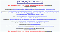 Desktop Screenshot of heritagemaintenance.com