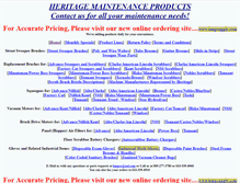 Tablet Screenshot of heritagemaintenance.com